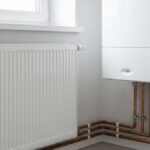 Radiateur et chaudière dans un logement