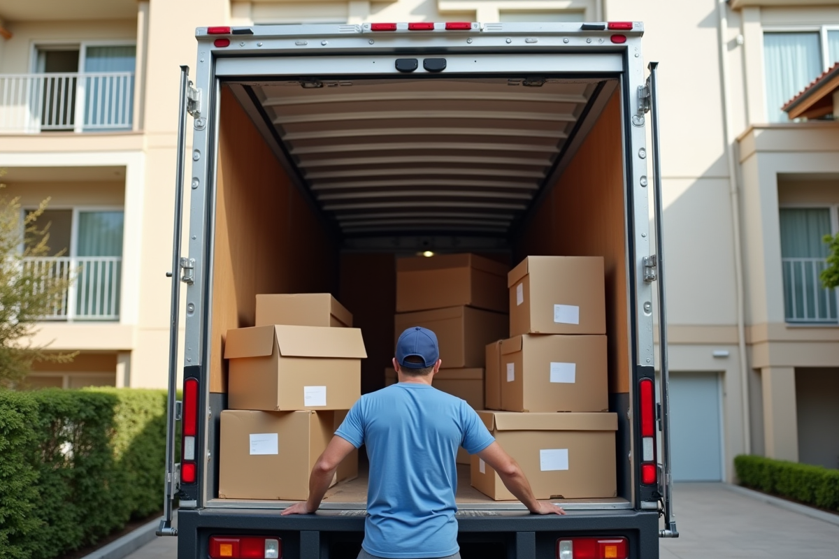 camion déménagement